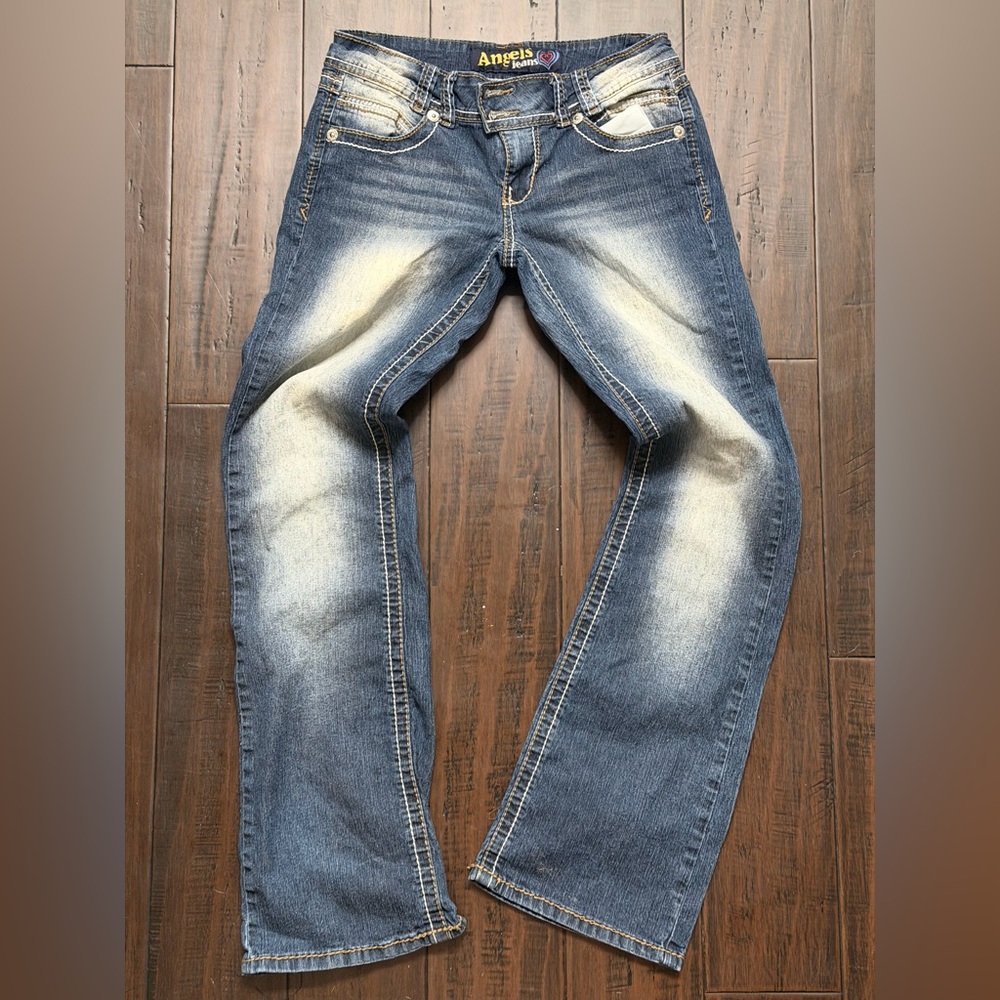 Angels Women's Relaxed Blue Jeans